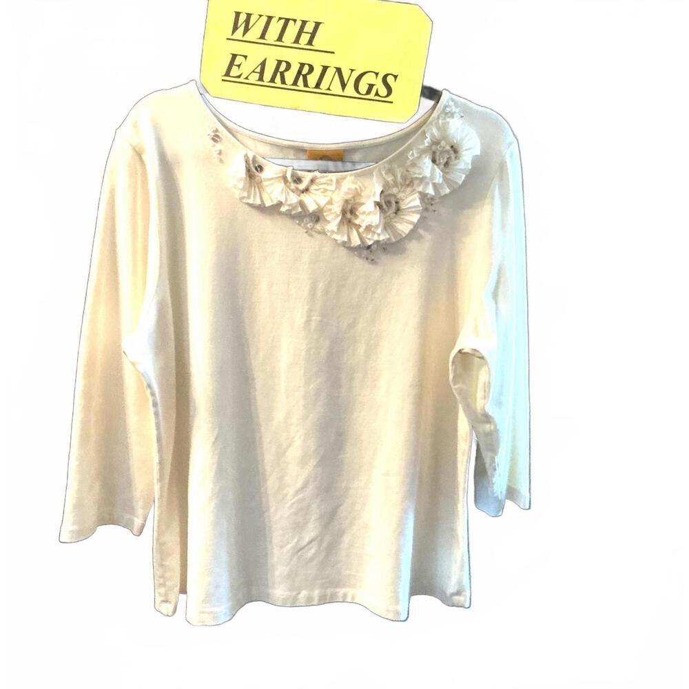 XL  Ruby Rd. Bulb Top with Earrings